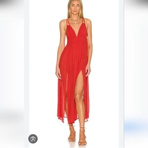 All Saints Rosa Viscose Double Slit Sleeveless Maxi NWOT